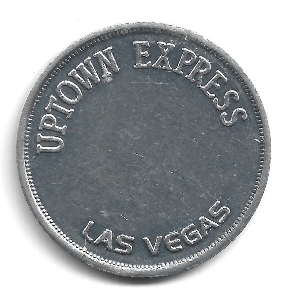 Uptown Express Las Vegas 40mm Aluminum Bus Transit Token (b862-2)